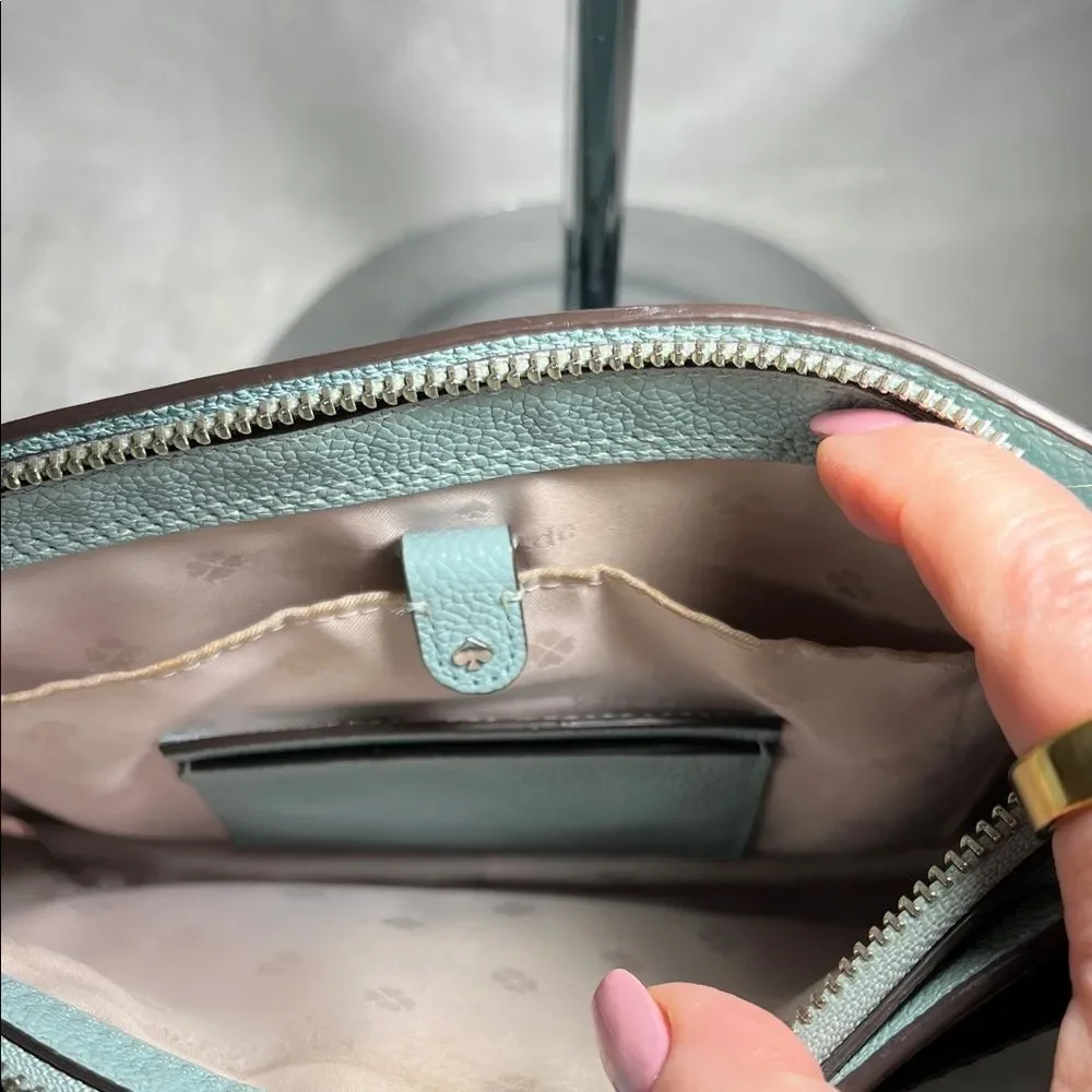 Kate Spade Leather Margaux Med Convertible Crossbody  - Hazy Blue